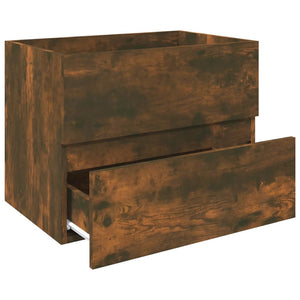 Waschbeckenschrank Räuchereiche 60 cm