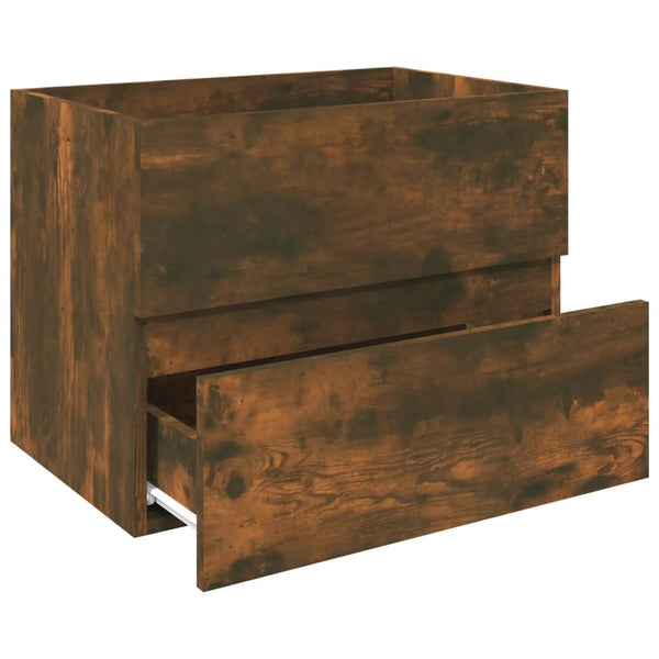 Waschbeckenschrank Räuchereiche 60 cm