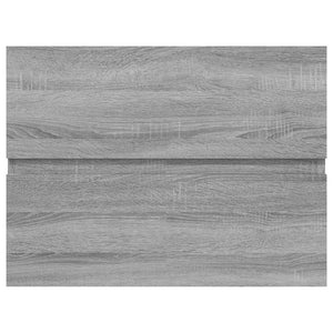Waschbeckenunterschrank Grau Sonoma 60 cm