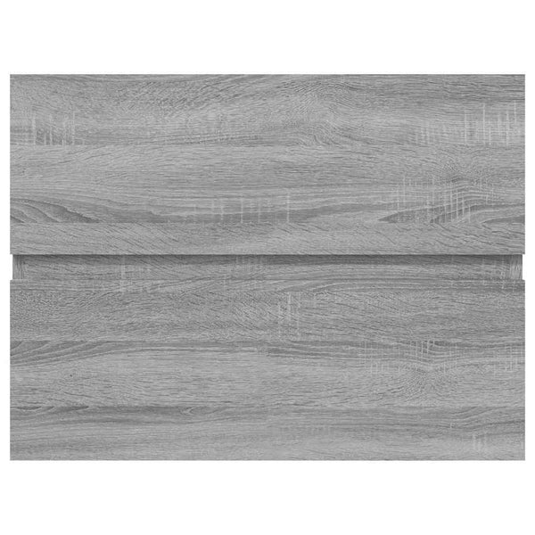 Waschbeckenunterschrank Grau Sonoma 60 cm
