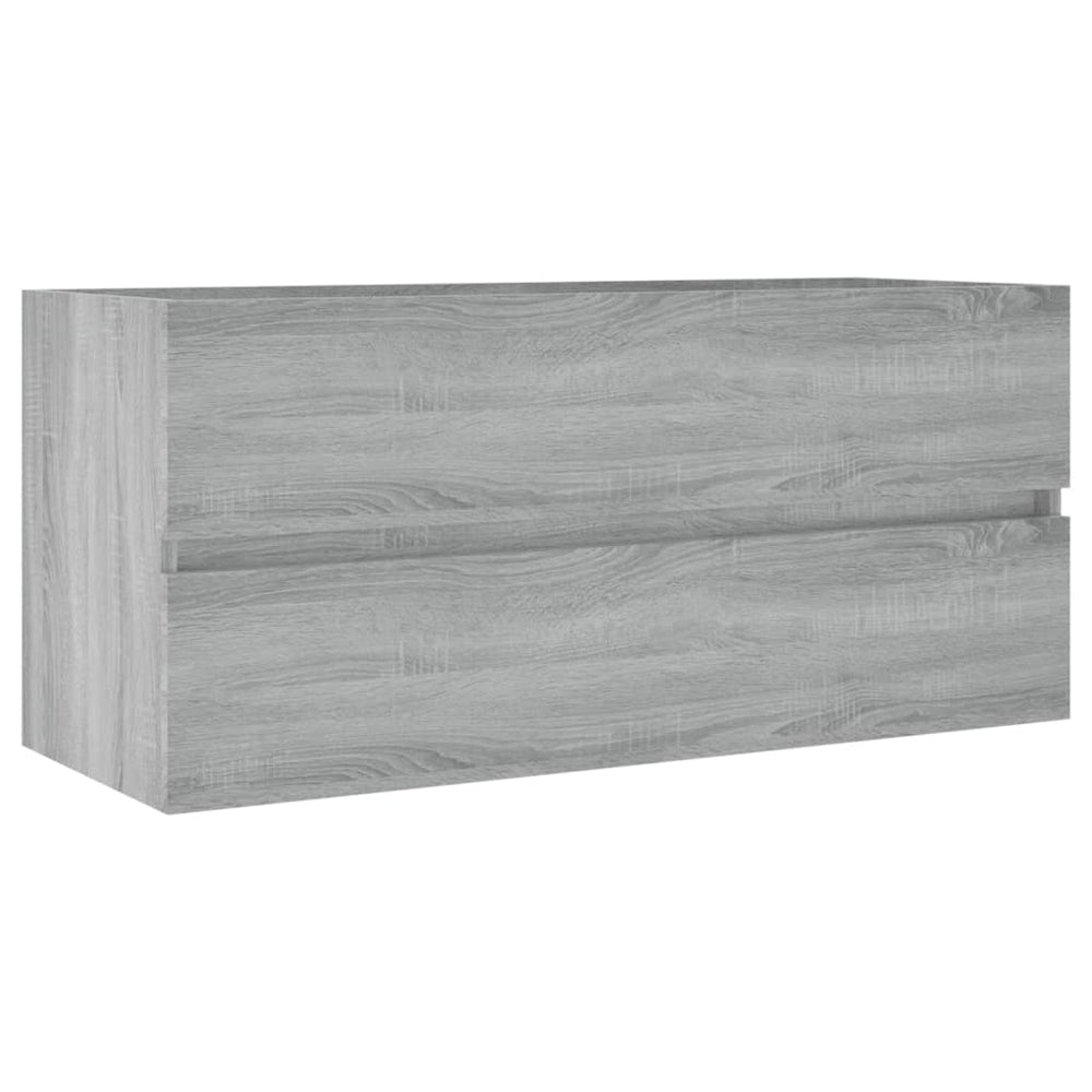 Meuble bas de lavabo vidaXL gris Sonoma 100x38,5x45 cm en bois d'ingénierie