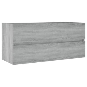 Waschbeckenunterschrank Grau Sonoma 100 cm