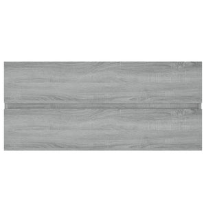 Waschbeckenunterschrank Grau Sonoma 100 cm