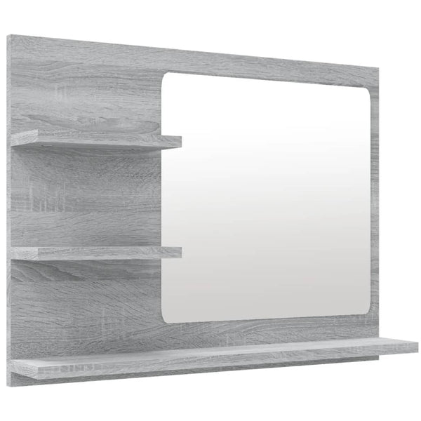 Badspiegel Grau Sonoma 60x45 cm