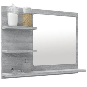 Badspiegel Grau Sonoma 60x45 cm