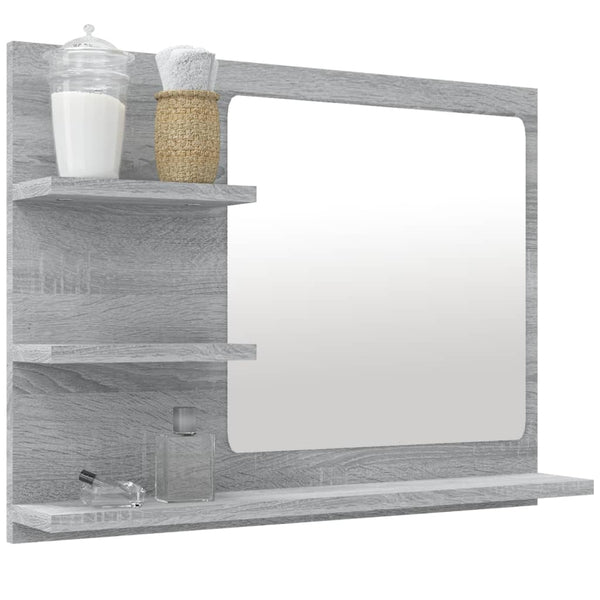 Badspiegel Grau Sonoma 60x45 cm