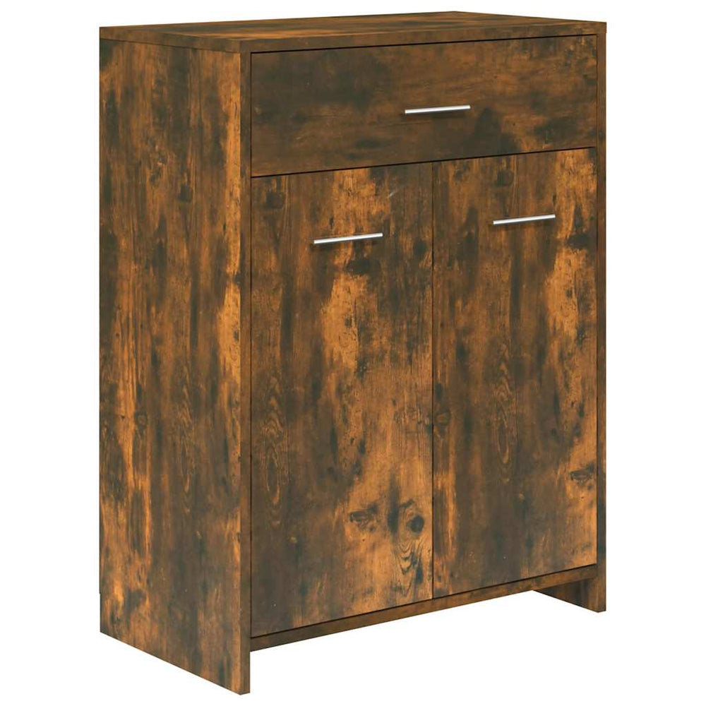 Badezimmerschrank Räuchereiche 60x80 cm