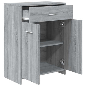 Badezimmerschrank Grau Sonoma 60x80 cm