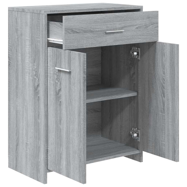 Badezimmerschrank Grau Sonoma 60x80 cm