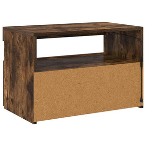 TV-Schrank Räuchereiche mit LED 60x35x40 cm