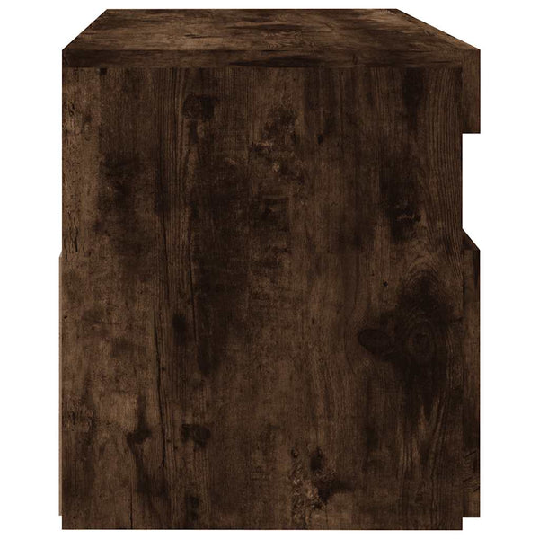 TV-Schrank Räuchereiche mit LED 60x35x40 cm