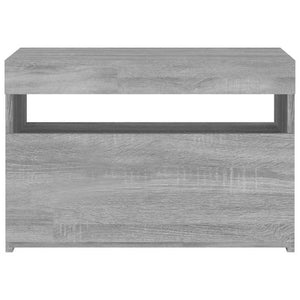 TV-Schrank Grau Sonoma mit LED