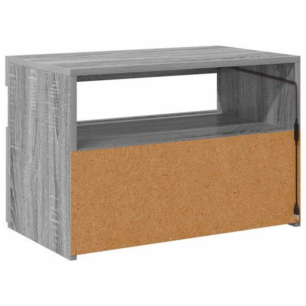 TV-Schrank Grau Sonoma mit LED
