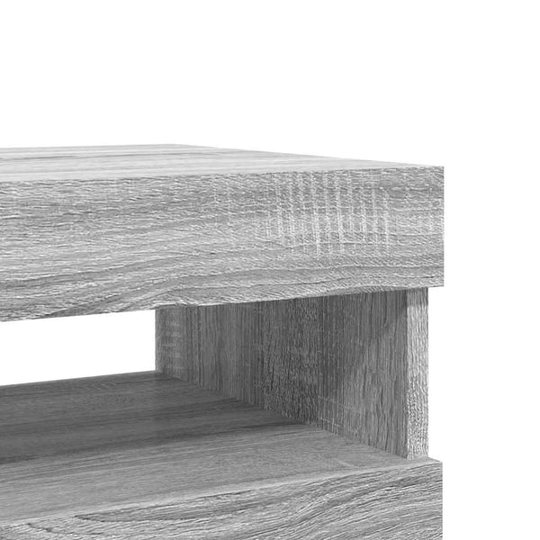 TV-Schränke mit LED Grau Sonoma 60x35x40 cm, 2er-Set
