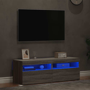 TV-Schränke mit LED Grau Sonoma 60x35x40 cm, 2er-Set