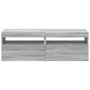 TV-Schränke mit LED Grau Sonoma 60x35x40 cm, 2er-Set