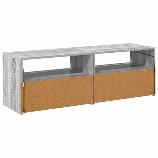 TV-Schränke mit LED Grau Sonoma 60x35x40 cm, 2er-Set