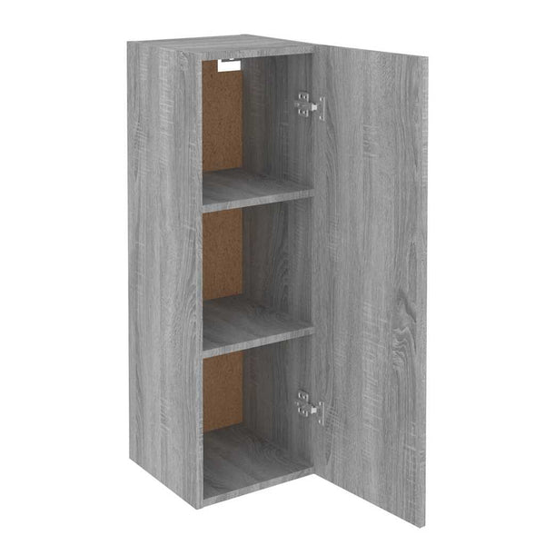 Grauer TV-Schrank Sonoma, 90 cm