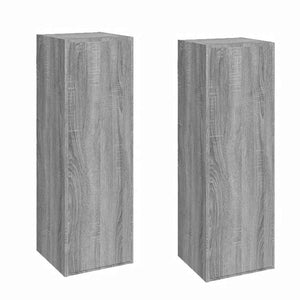 TV-Schränke Grau Sonoma 30,5x30x90cm, 2er Set