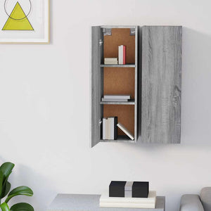 TV-Schränke Grau Sonoma 30,5x30x90cm, 2er Set