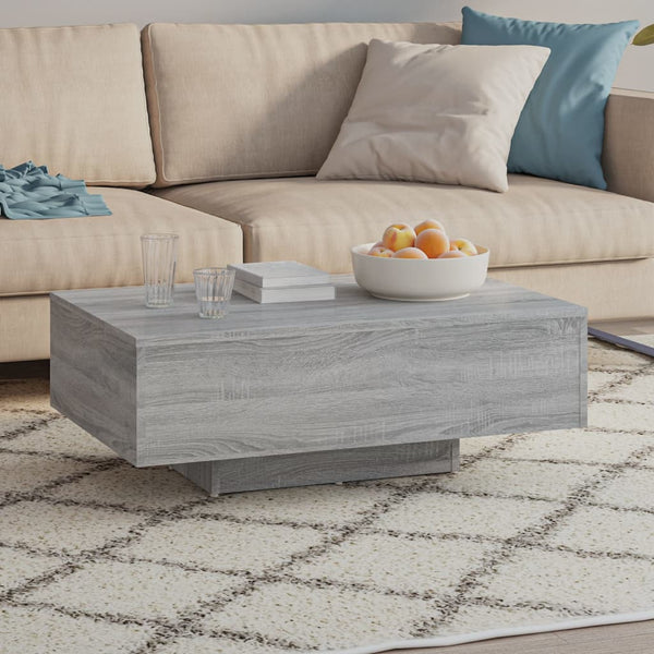 Grauer Couchtisch Sonoma, 85x55 cm