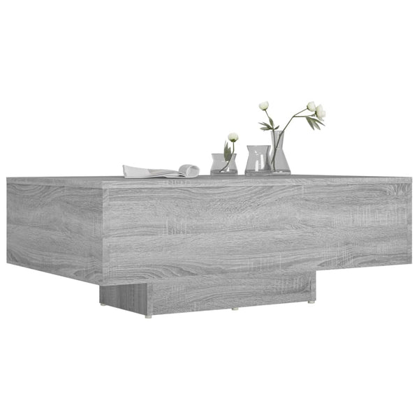 Grauer Couchtisch Sonoma, 85x55 cm