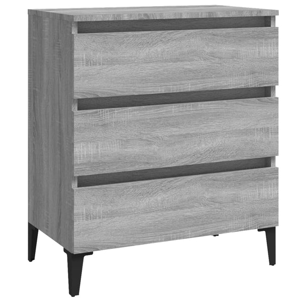 Sideboard Grau Sonoma 60 cm Holz