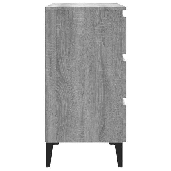 Sideboard Grau Sonoma 60 cm Holz
