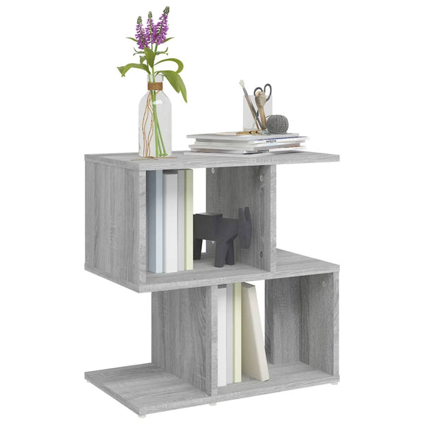 Grauer Nachttisch Sonoma 50x30x51,5 cm