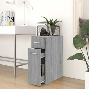 Apothekerschrank Grau Sonoma 20x45,5x60 cm