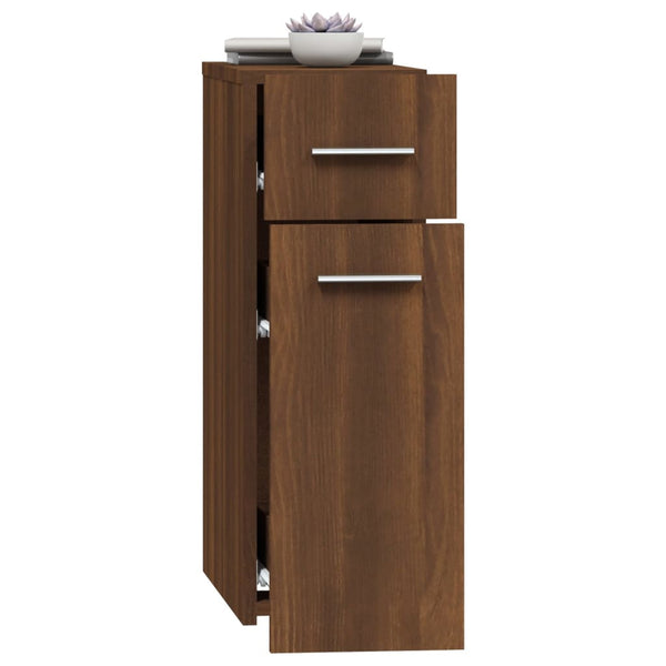 Apothekerschrank Braun Eichenoptik 20x45,5x60 cm