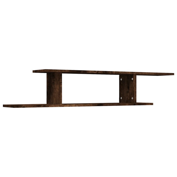 TV-Wandregal Räuchereiche 125 cm