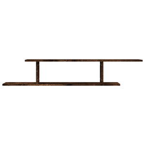 TV-Wandregal Räuchereiche 125 cm