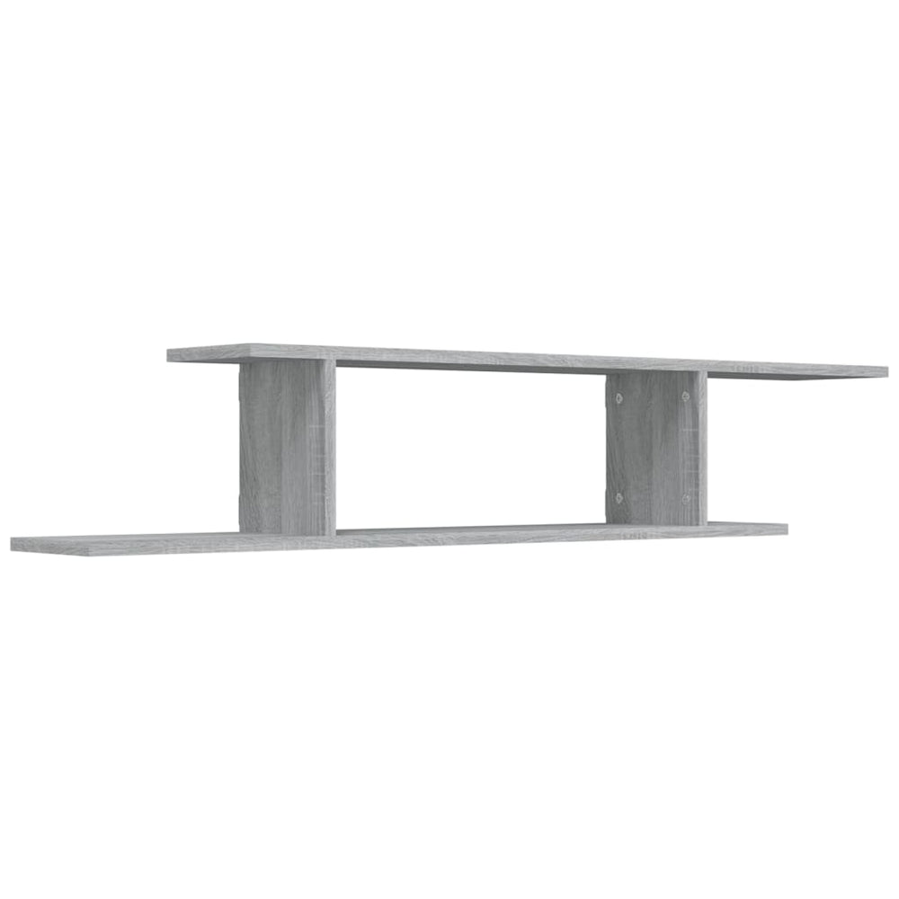 TV-Wandregal Grau Sonoma 125 cm