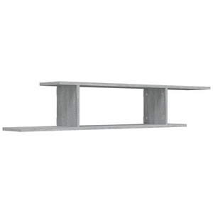 vidaXL Étagère murale TV gris Sonoma 125x18x23 cm en bois d'ingénierie