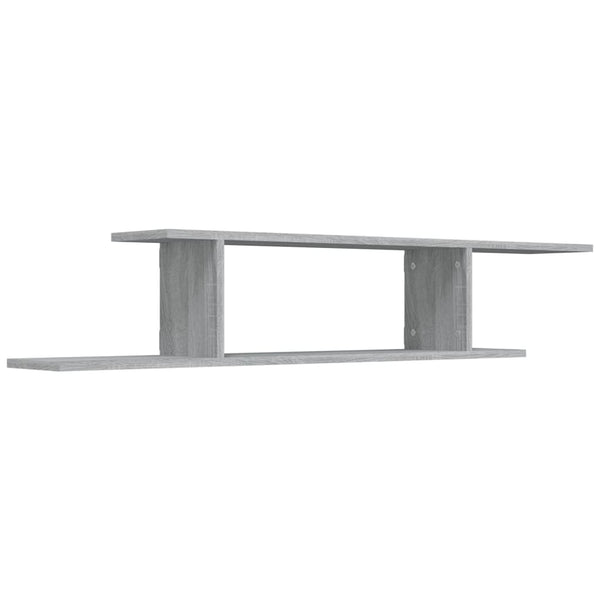 vidaXL Étagère murale TV gris Sonoma 125x18x23 cm en bois d'ingénierie