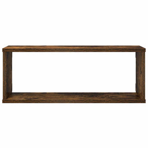 Würfelregale 4er Set, Räuchereiche 60x15x23 cm