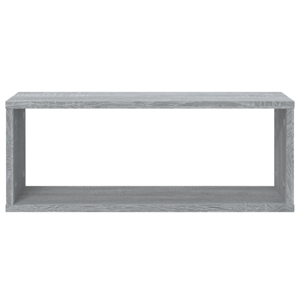Würfelregale Grau Sonoma 60x15x23cm, 2er Set