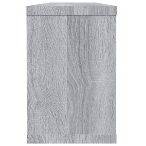 Würfelregale Grau Sonoma 60x15x23cm, 2er Set