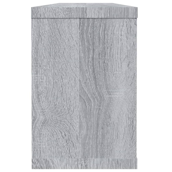 Würfelregale Grau Sonoma 60x15x23cm, 2er Set