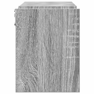 Wandregale Grau Sonoma 100 cm, 2er-Set