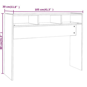 Konsolentisch Räuchereiche 105 cm