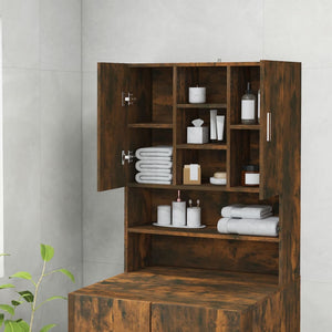 Waschmaschinenschrank Räuchereiche 70,5x90 cm