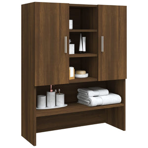 Waschmaschinenschrank Braun Eiche 70,5x25,5x90 cm