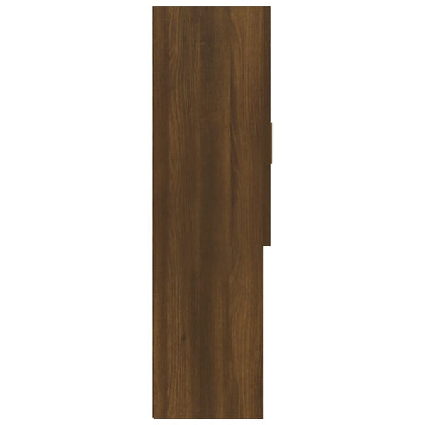 Waschmaschinenschrank Braun Eiche 70,5x25,5x90 cm