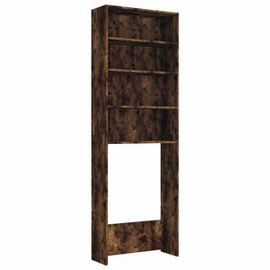 Waschmaschinenschrank Räuchereiche 64x24x190 cm