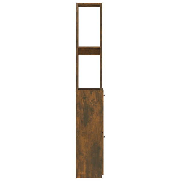 Badschrank Räuchereiche 25x26,5x170 cm