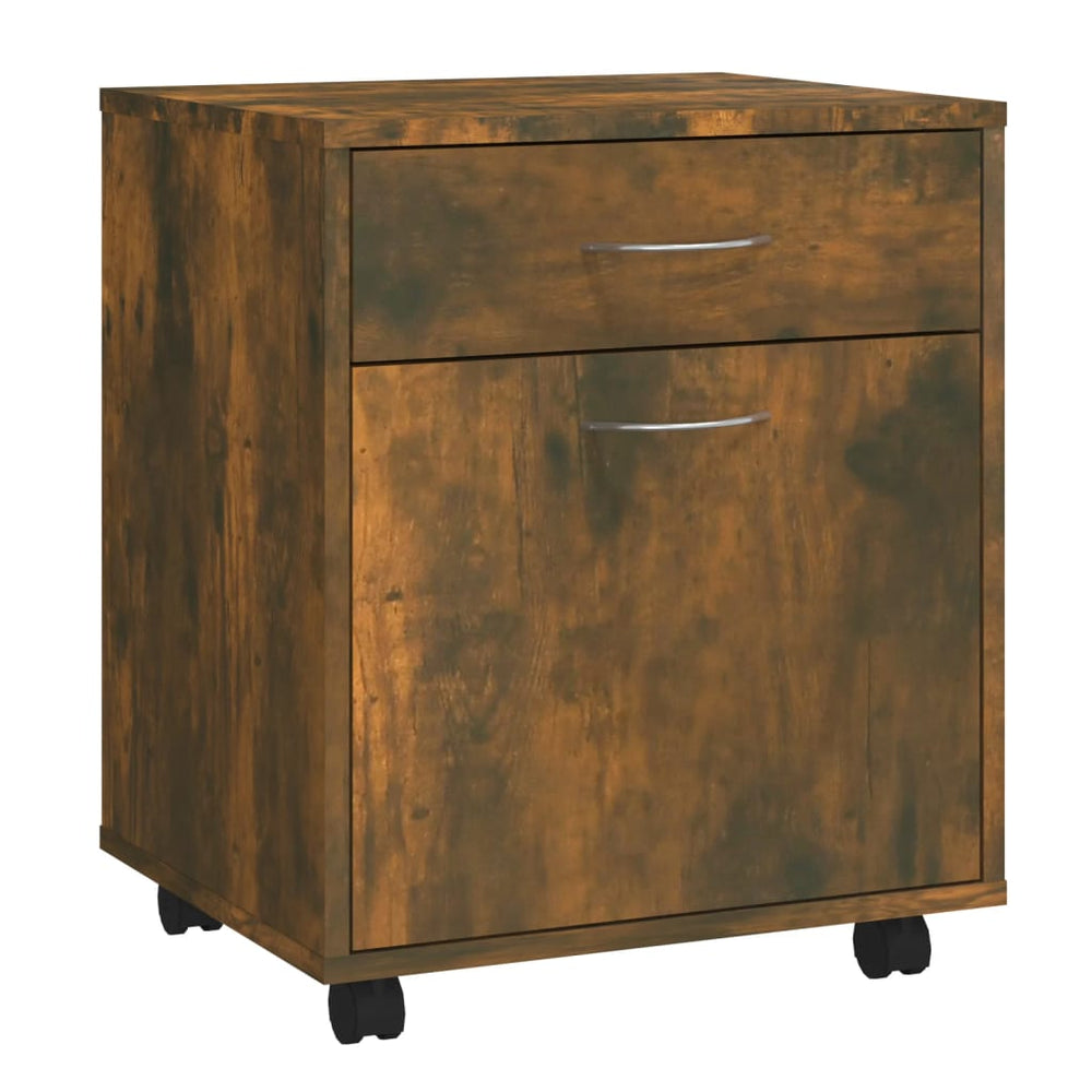 Rollschrank Räuchereiche, 45 cm