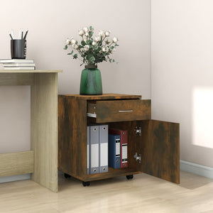 Rollschrank Räuchereiche, 45 cm