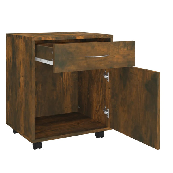 Rollschrank Räuchereiche, 45 cm